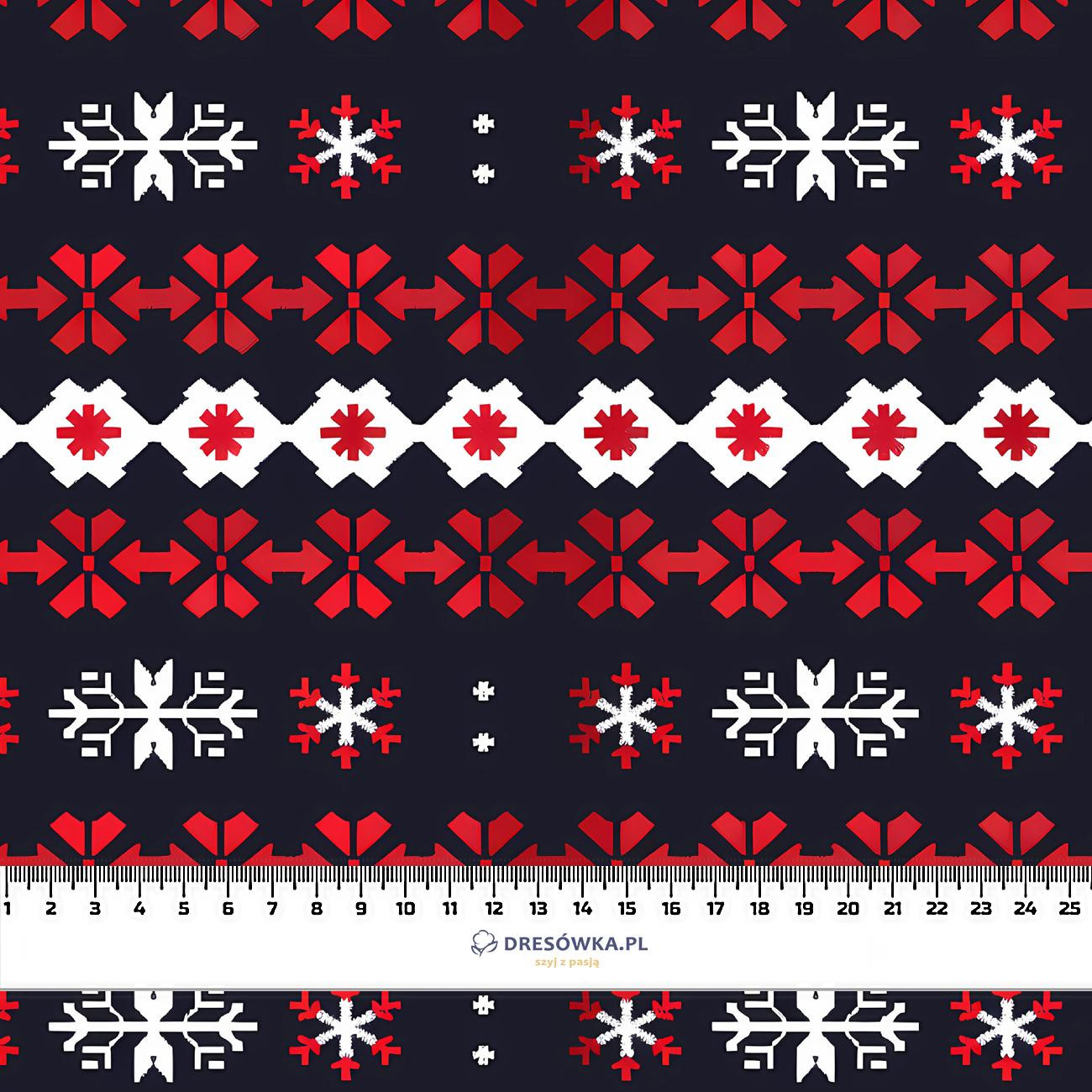 CHRISTMAS SWEATER wz.8 - tkanina wodoodporna