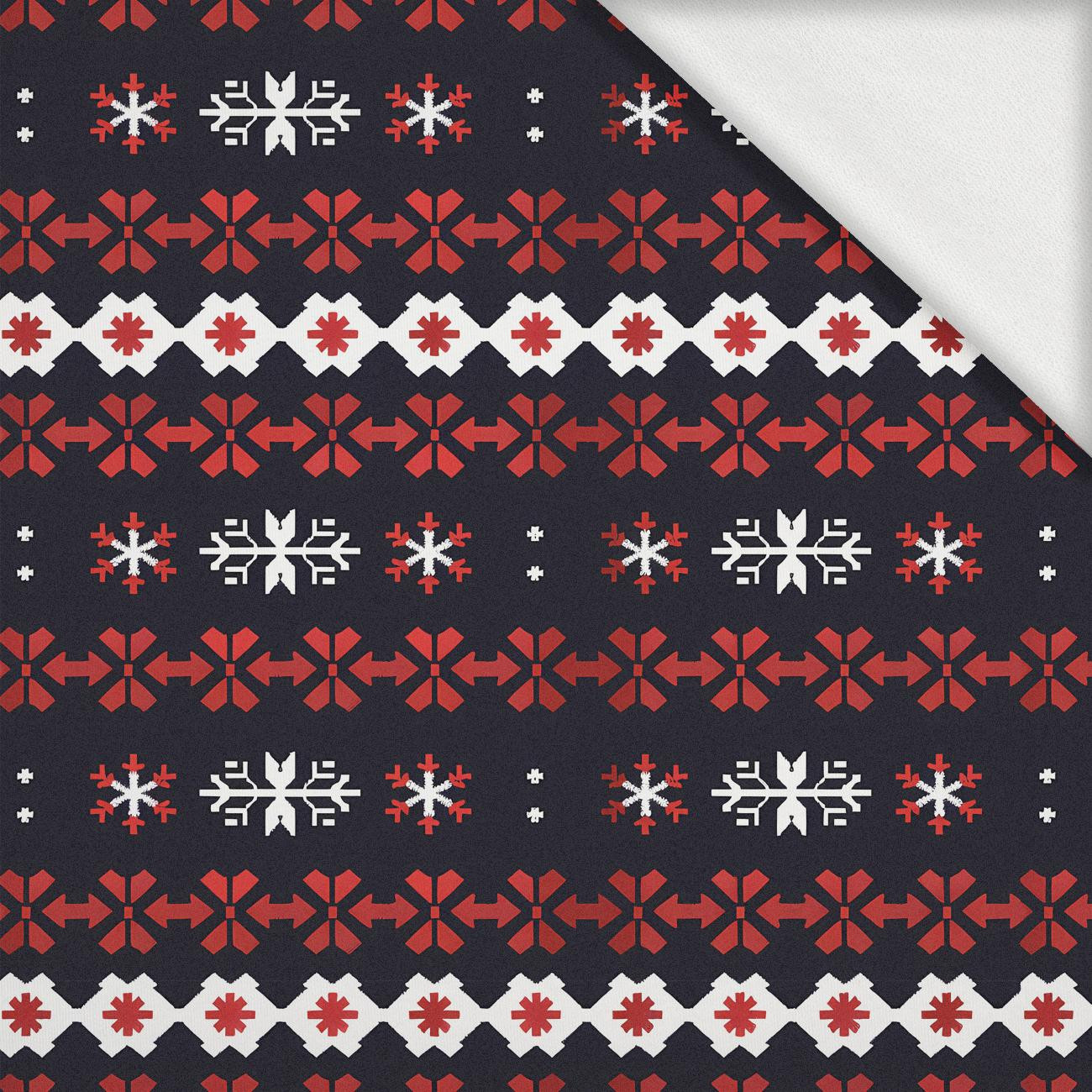 CHRISTMAS SWEATER wz.8 - dzianina pętelkowa z elastanem ITY