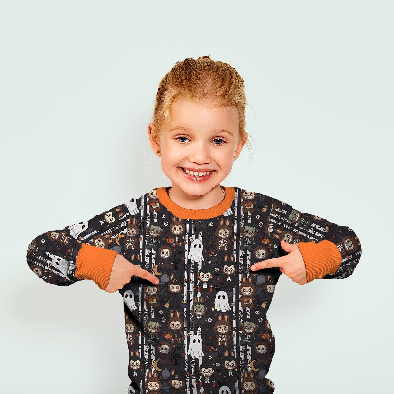 Creepy Cute Halloween WZ.1 - dzianina drapana z elastanem ITY