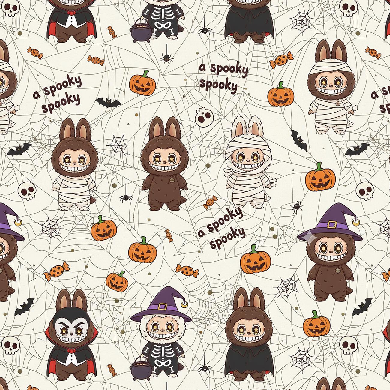 Creepy Cute Halloween WZ.3 - Jersey wiskozowy