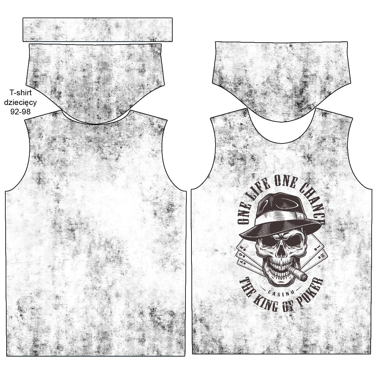 T-SHIRT DZIECIĘCY - THE KING OF POKER wz. 4 - single jersey