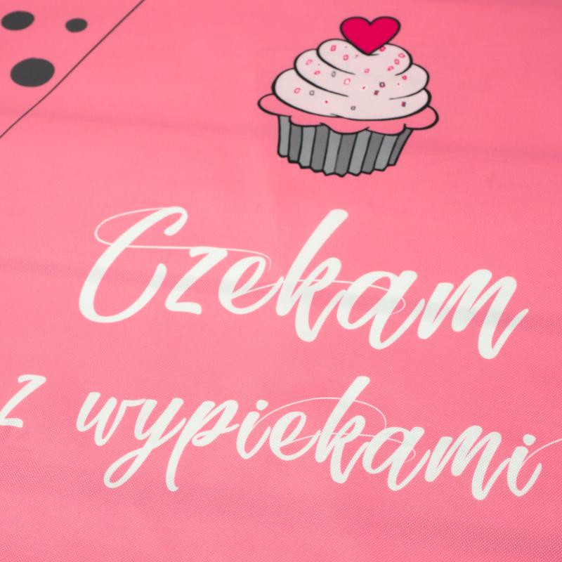 PANEL NA FARTUSZEK - CZEKAM Z WYPIEKAMI