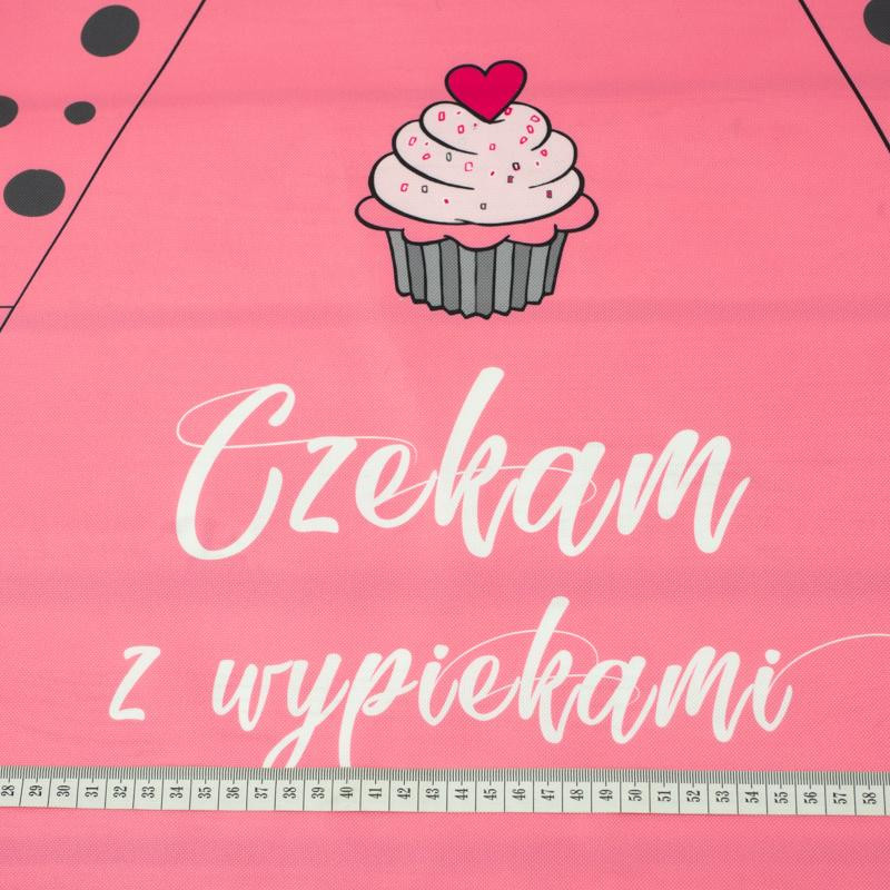 PANEL NA FARTUSZEK - CZEKAM Z WYPIEKAMI