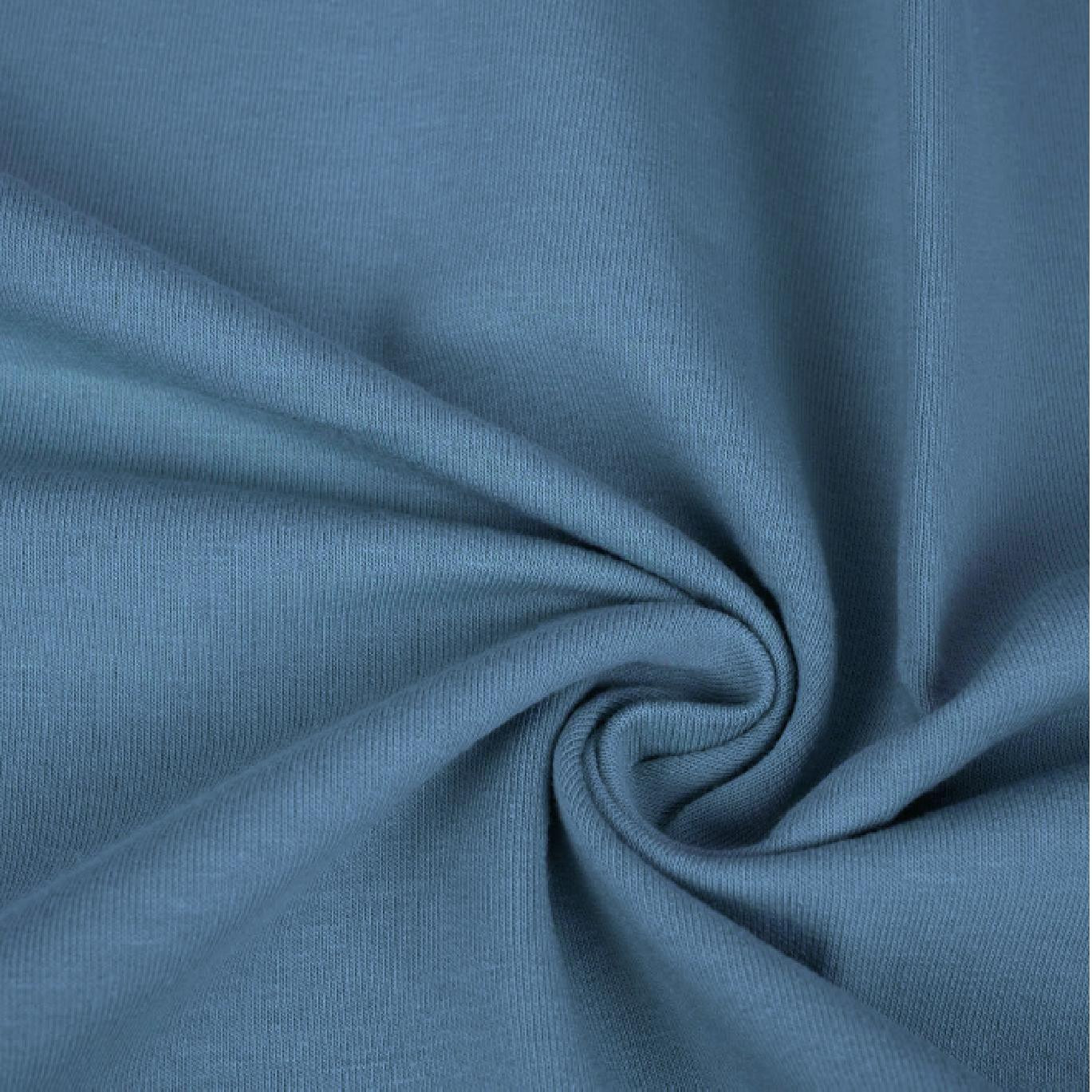 M-01 SLATE BLUE - gruba dresówka drapana D300