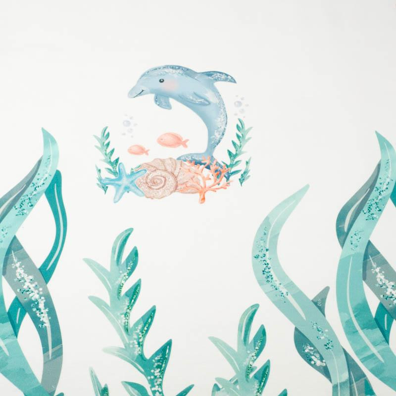 DELFIN wz. 3 (BAJKOWY OCEAN) - PANEL PANORAMICZNY (60 x 155cm)