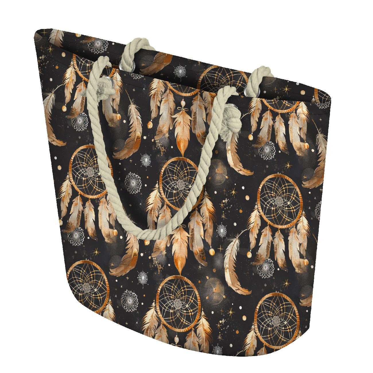 DREAM CATCHERS wz.2 - dzianina pętelkowa z elastanem ITY