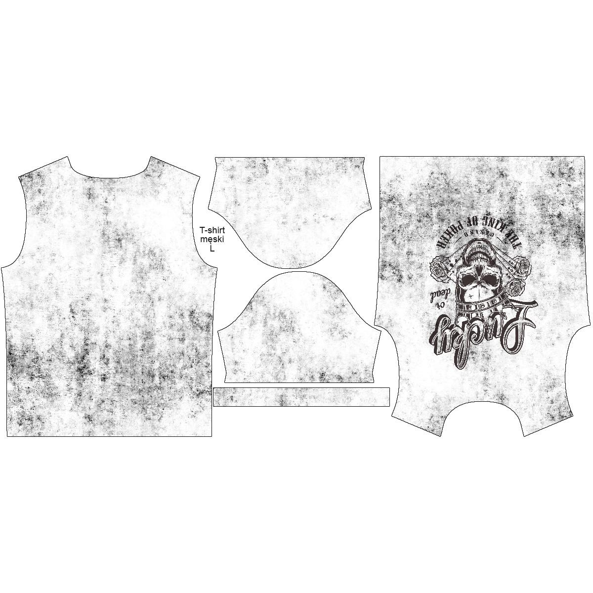 T-SHIRT MĘSKI - THE KING OF POKER wz. 1 - single jersey