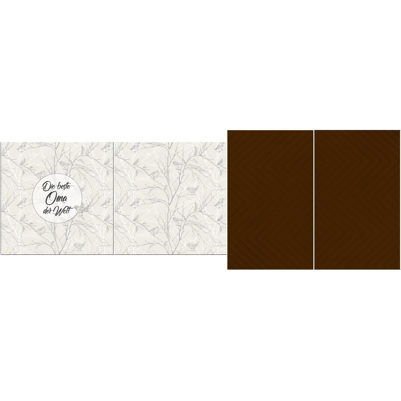 PODUSZKI DEKORACYJNE - DIE BESTE OMA DER WELT / ptaki