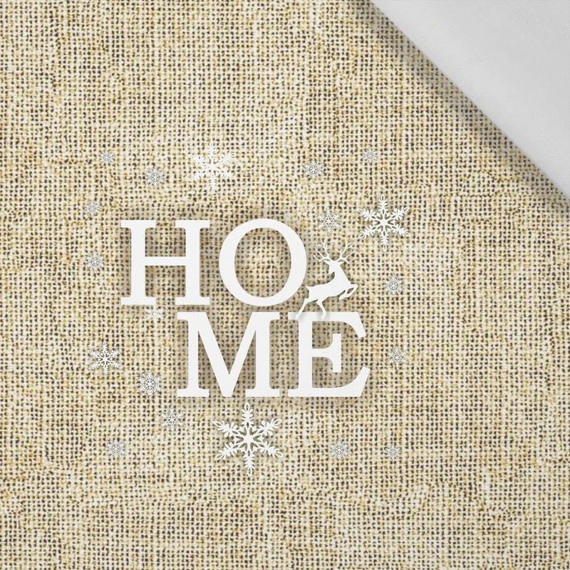 HOME - juta - panel tkanina bawełniana / Rozmiar do wyboru