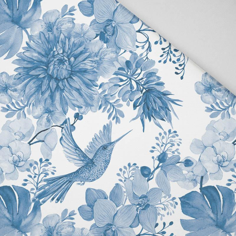 KOLIBRY I KWIATY (CLASSIC BLUE) - Panama 220g