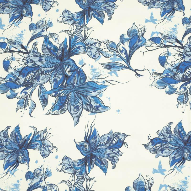 KWIAT WANILII (CLASSIC BLUE) - Drelich bawełniany