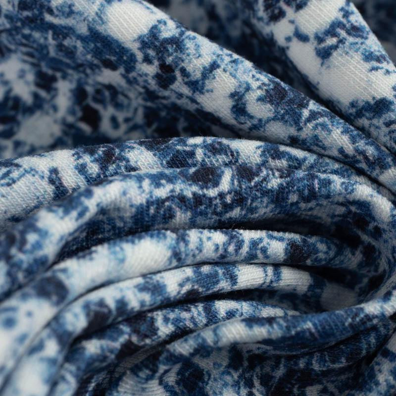 MORSKI BROKAT (WAŻKI I DMUCHAWCE) - single jersey z elastanem 