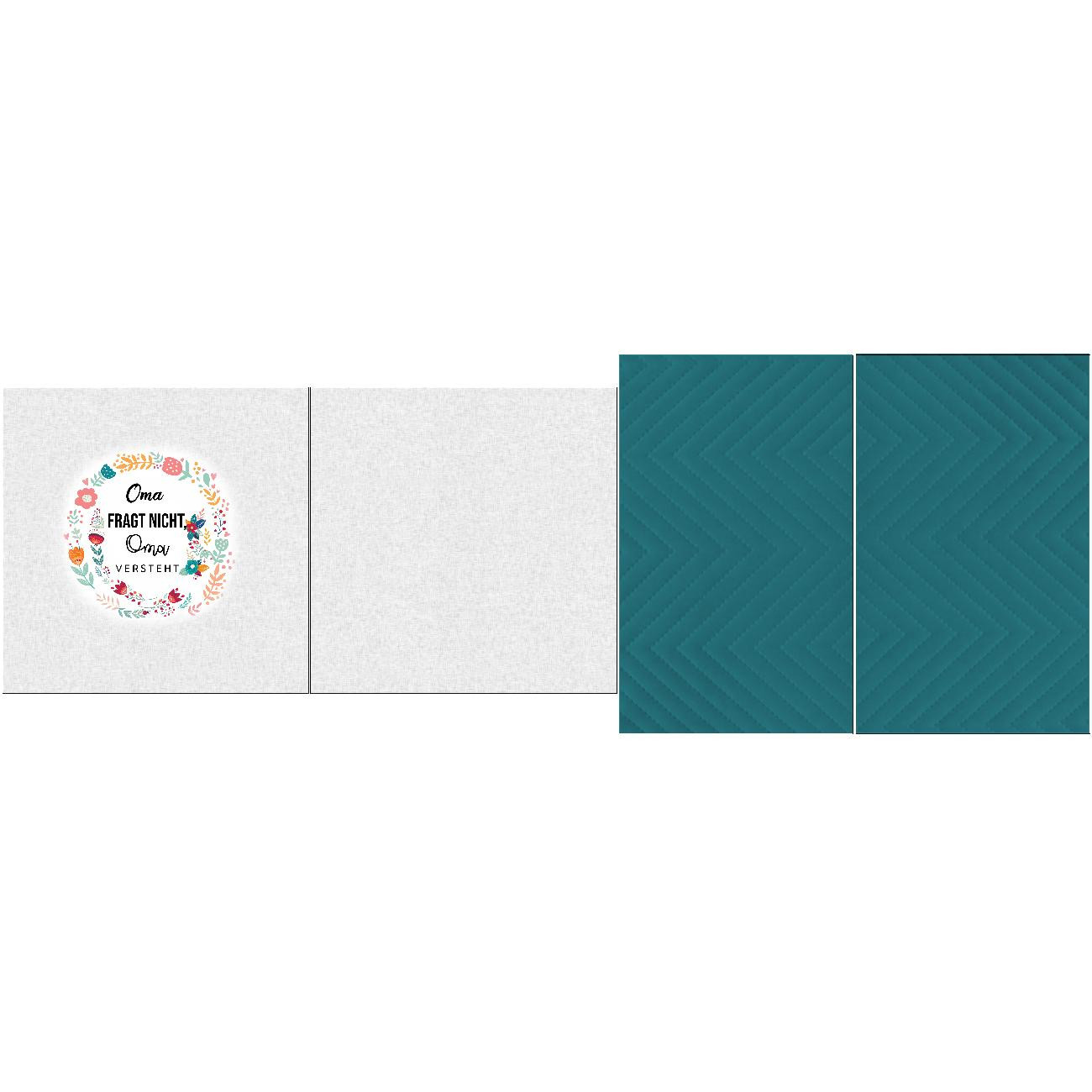 PODUSZKI DEKORACYJNE - Oma fragt nicht, Oma versteht / folk