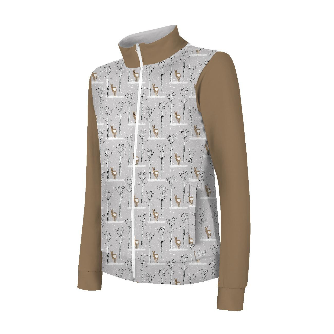 BLUZA ROZPINANA (MAX) - ZIMOWE SARENKI (WINTER) - DIY set