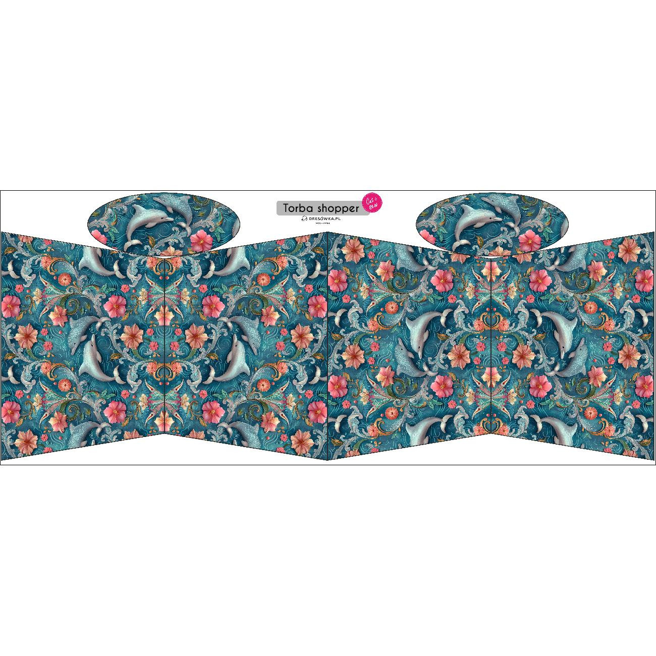 TORBA SHOPPER - SEA WORLD WZ. 4 - zestaw do uszycia