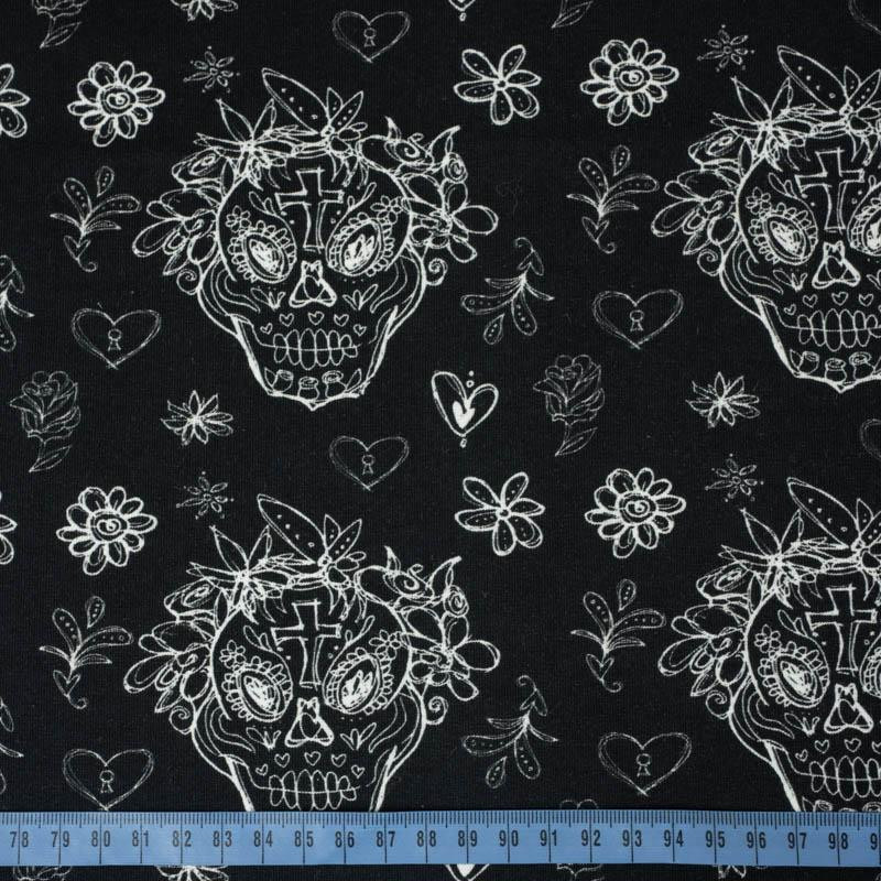 CZACHY KONTUR / wianek (DIA DE LOS MUERTOS) - single jersey