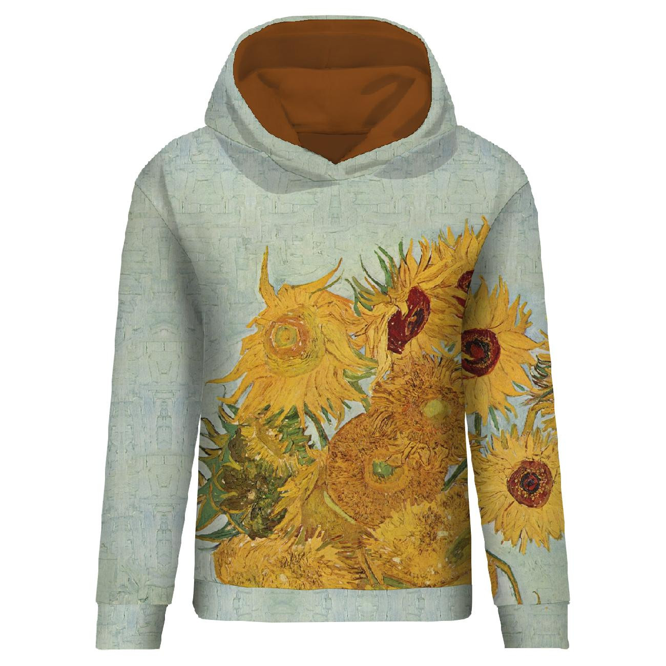 BLUZA DAMSKA (POLA) CLASSIC Z KAPTUREM - SŁONECZNIKI (Vincent van Gogh) - zestaw do uszycia