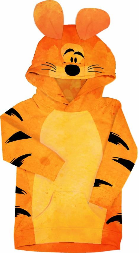 BLUZA DZIECIĘCA (PARIS) - TIGER - zestaw do uszycia 