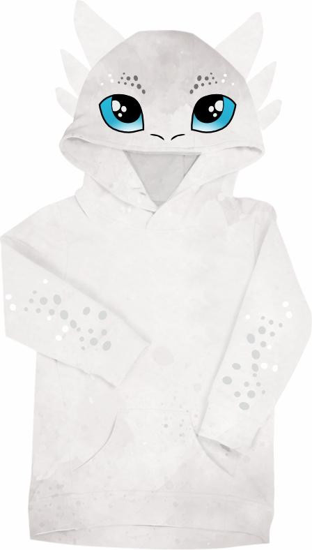 BLUZA DZIECIĘCA (PARIS) - WHITE DRAGON - zestaw do uszycia 