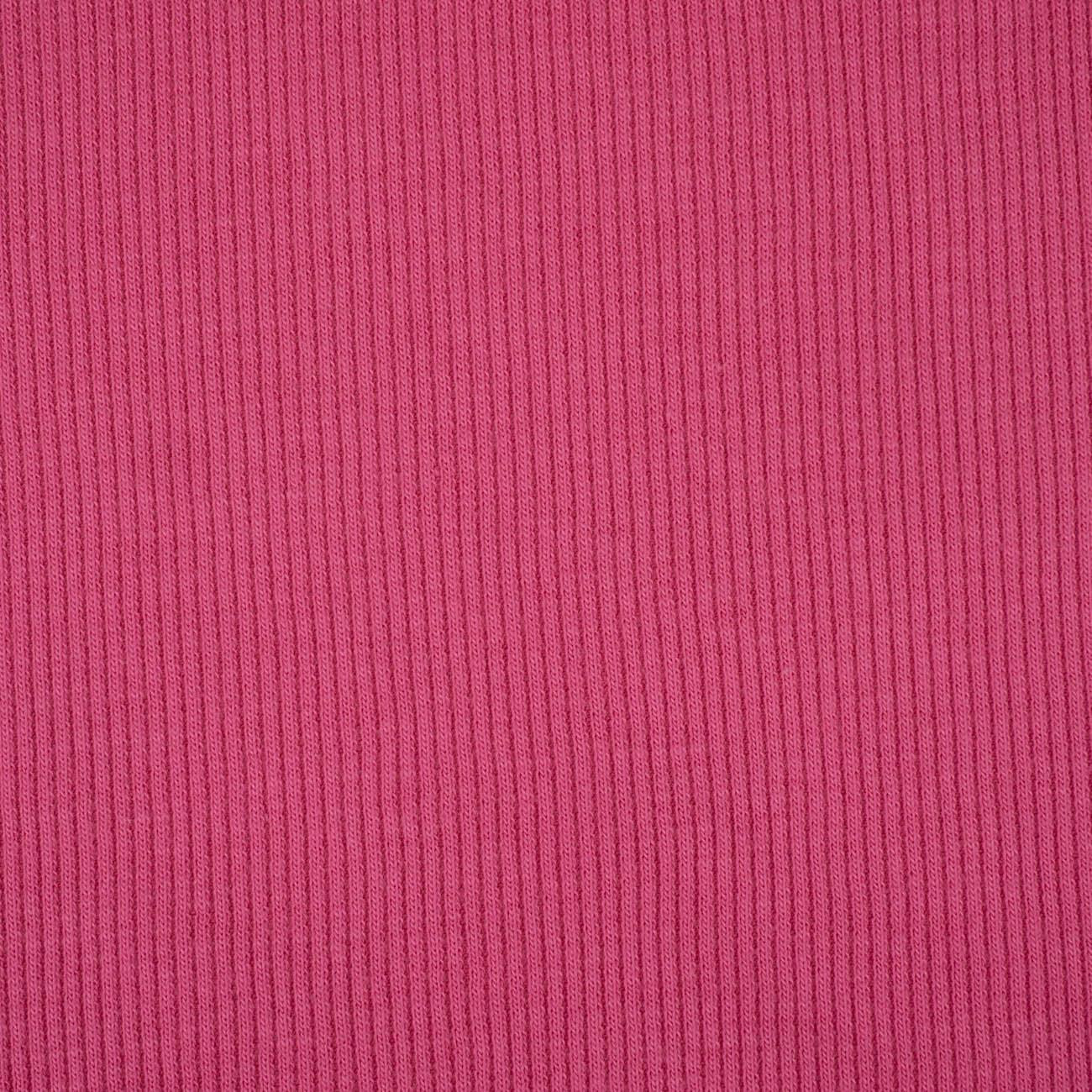 D-04 RÓŻOWY  (PINK) - Dzianina prążkowana (ściągaczowa)