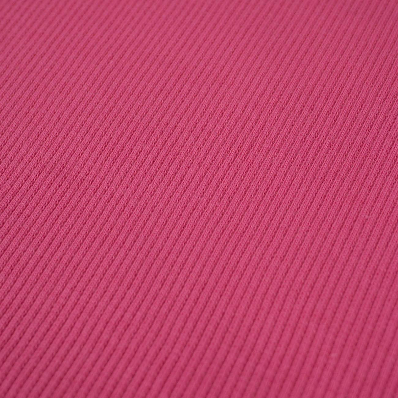 D-04 RÓŻOWY  (PINK) - Dzianina prążkowana (ściągaczowa)