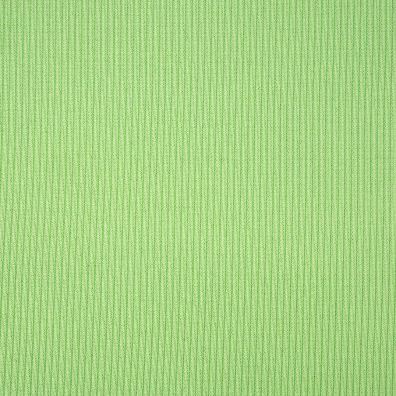 D-122 JASNOZIELONY - Dzianina prążkowana (ściągaczowa) ( GREEN )