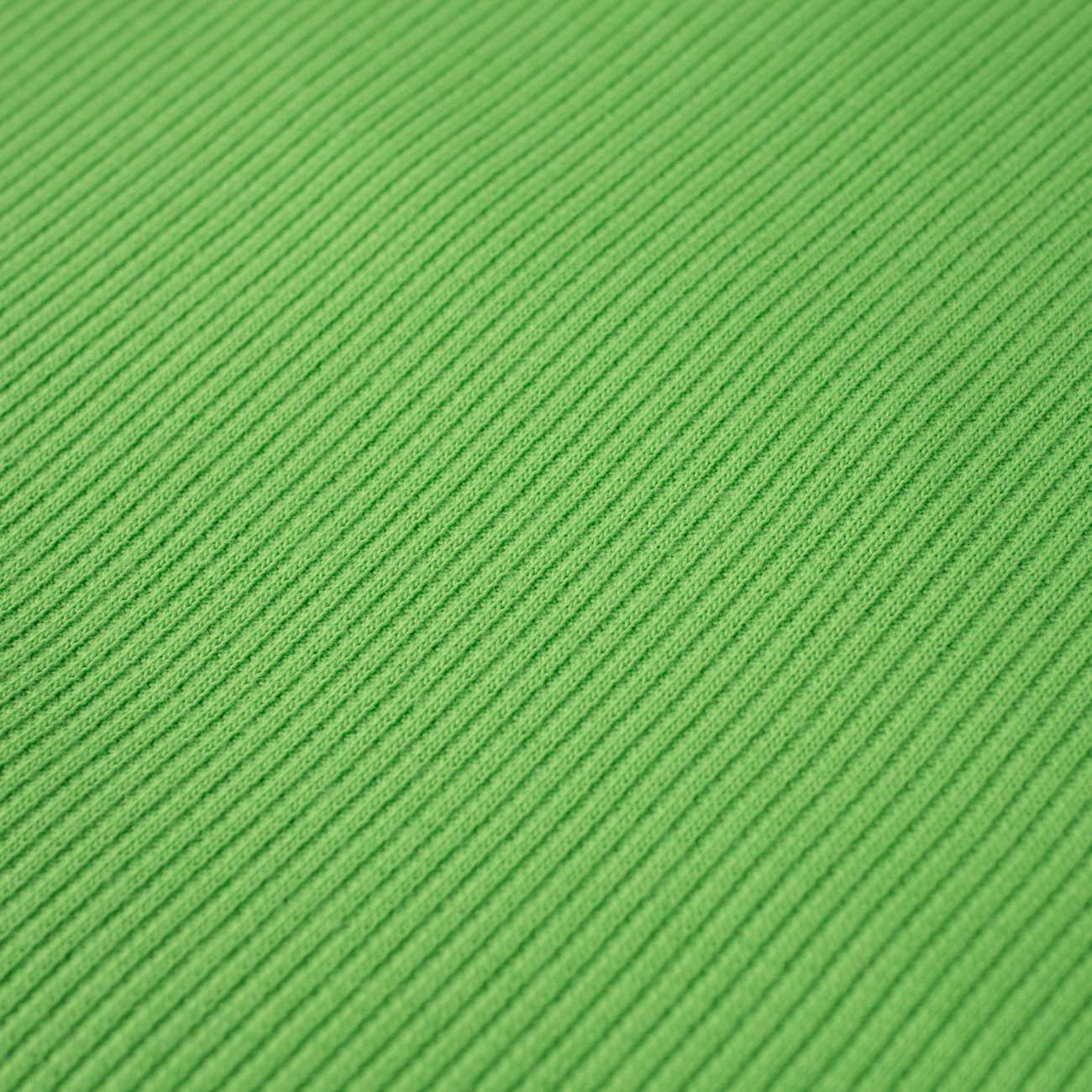 D-124 TRAWIASTY - Dzianina prążkowana (ściągaczowa) ( GREEN )