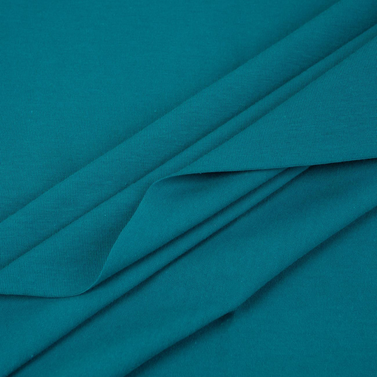 D-47 SZMARAGDOWY - dzianina t-shirt z elastanem TE210