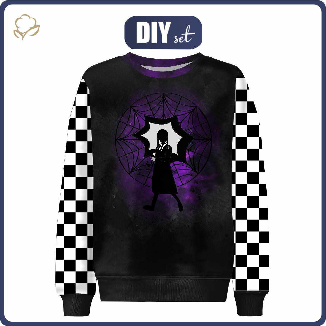 DZIECIĘCA BLUZA (NOE) - WEDNESDAY wz. 12 - zestaw do uszycia