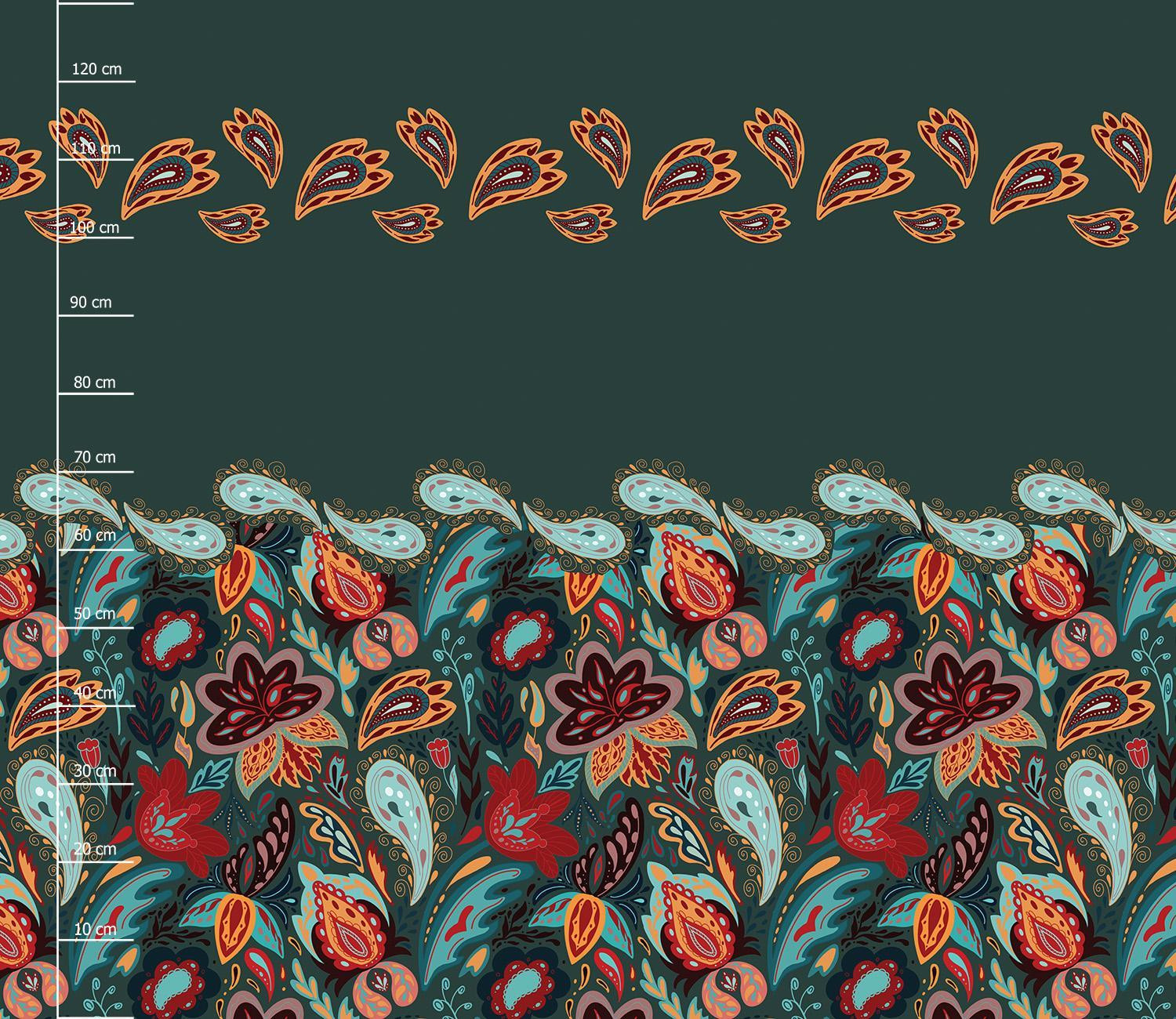 KOLOROWY PAISLEY - panel sukienkowy krepa