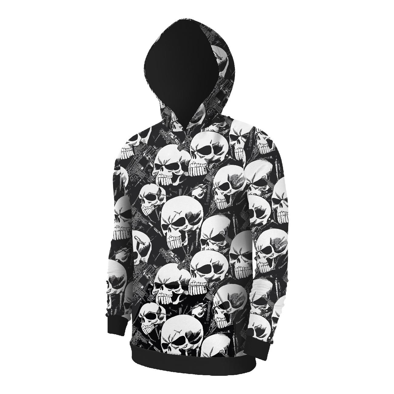 MĘSKA BLUZA Z KAPTUREM (COLORADO) - BAD SKULLS - zestaw do uszycia 