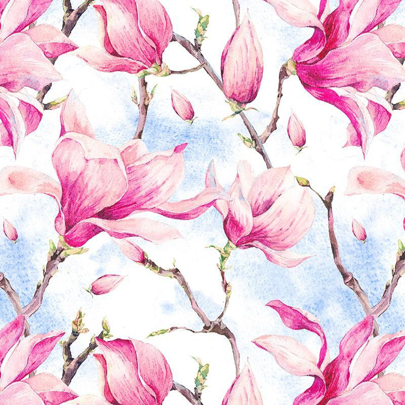 MAGNOLIE (PINK) - Muślin bawełniany