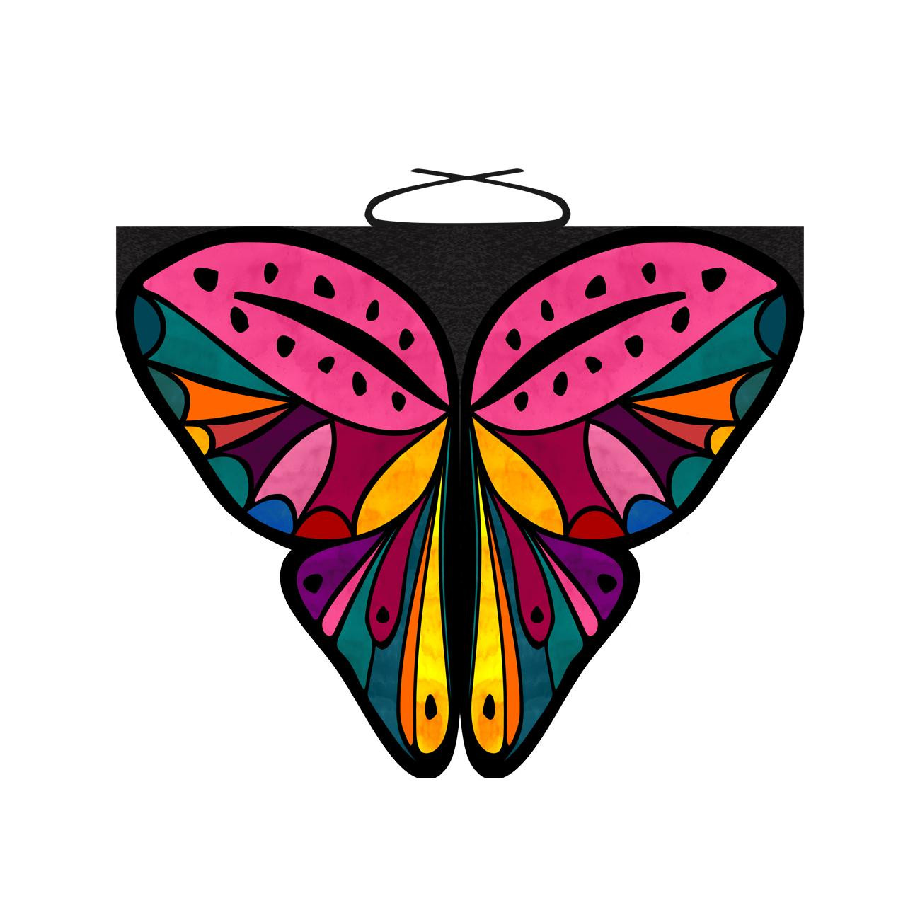 PELERYNA - MOTYL / Rozmiar do wyboru