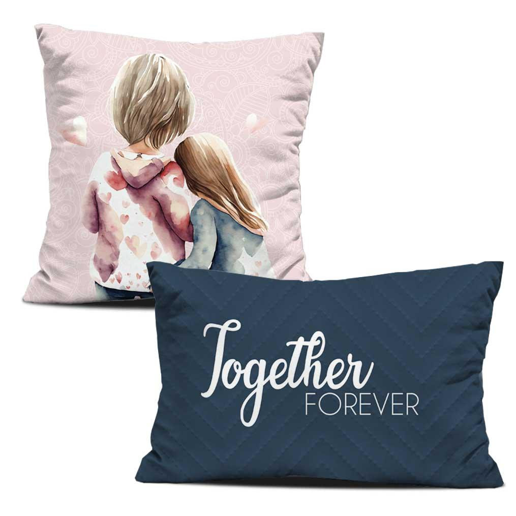 PODUSZKI DEKORACYJNE - TOGETHER FOREVER 2 - zestaw do uszycia