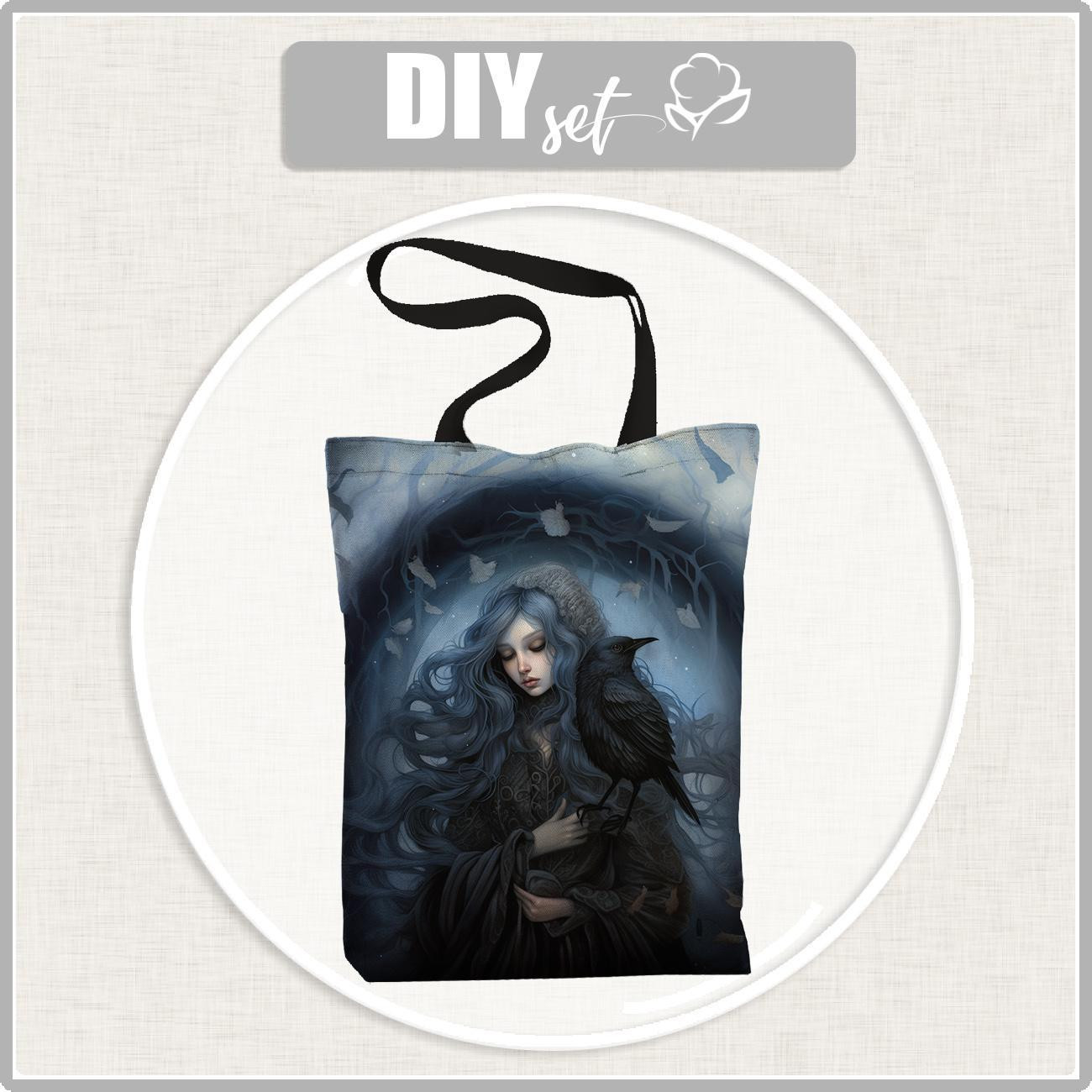 SHOPPERKA - GOTHIC GIRL WZ. 2 - tkanina wodoodporna - zestaw do uszycia