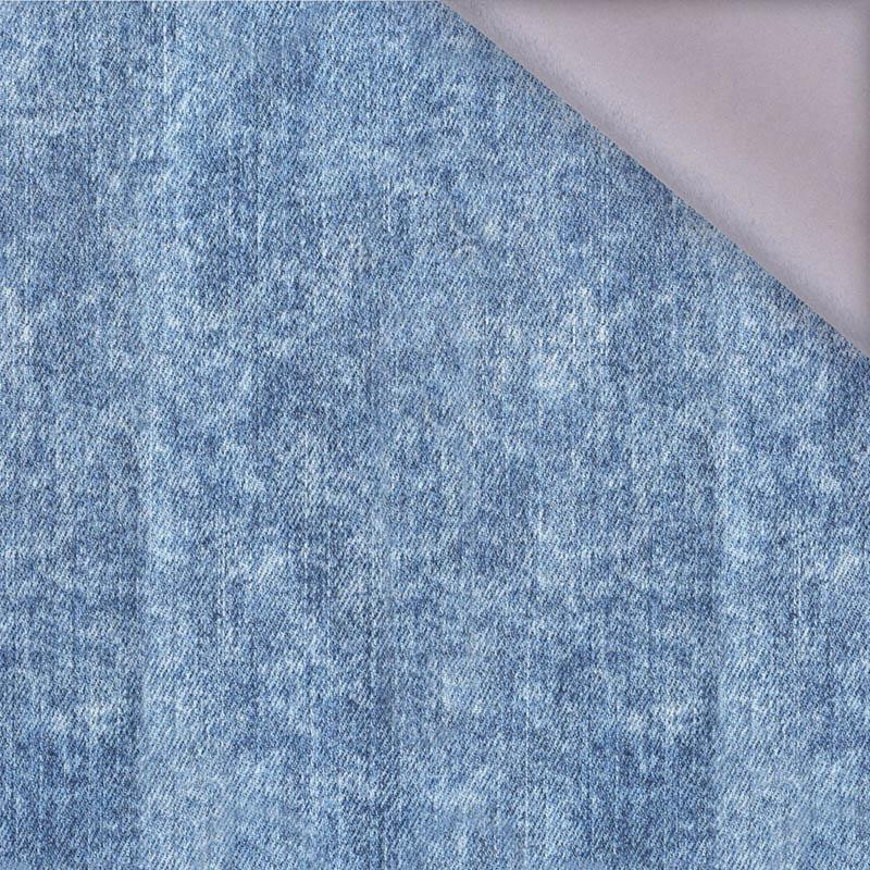 PRZECIERANY JEANS (niebieski) - softshell
