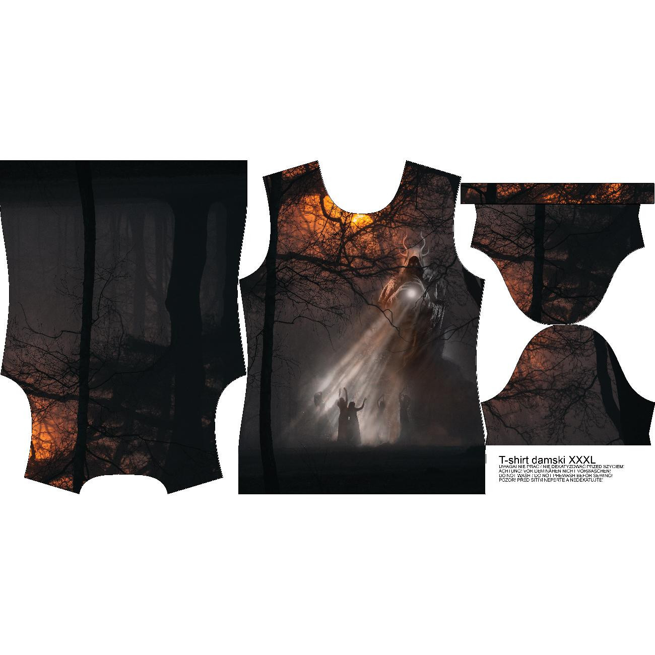 T-SHIRT DAMSKI - TAŃCE - zestaw do uszycia