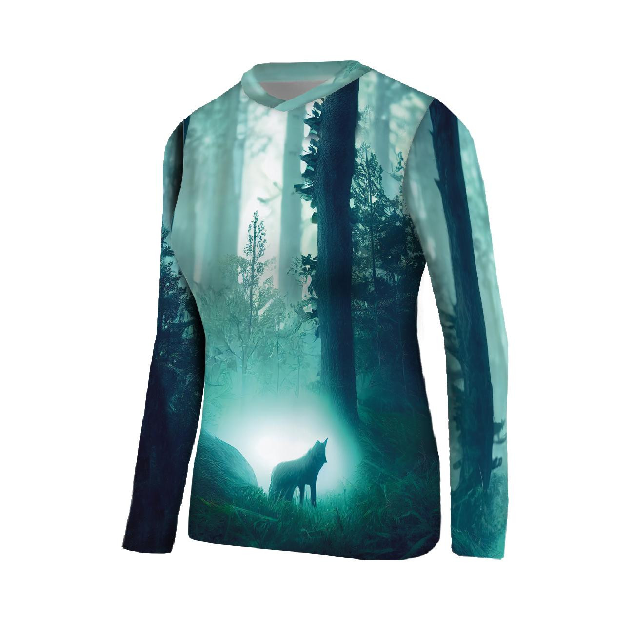 THERMO BLUZKA DAMSKA (PATTY) - MISTY WOLF - zestaw do uszycia