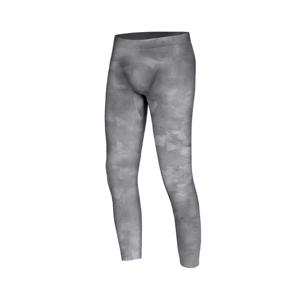 THERMO LEGGINSY CHŁOPIĘCE (HUGO) - KAMUFLAŻ wz. 2 / szary - zestaw do uszycia