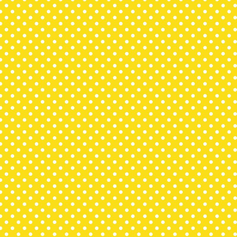 KROPKI BIAŁE / żółty (YELLOW)