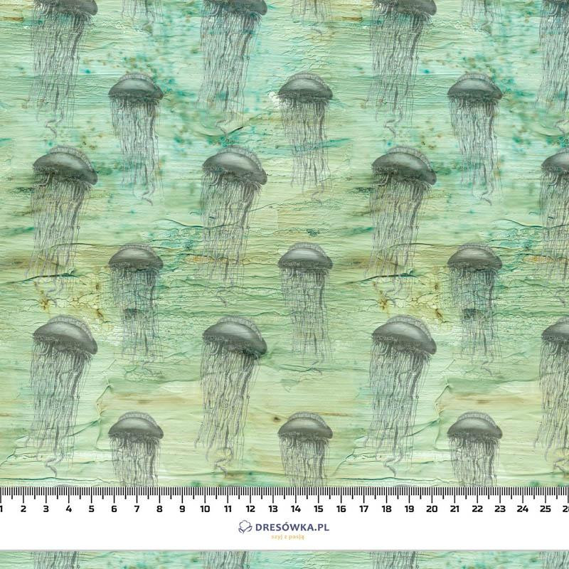 MEDUZY (MORSKA OTCHŁAŃ)  - tkanina bawełniana