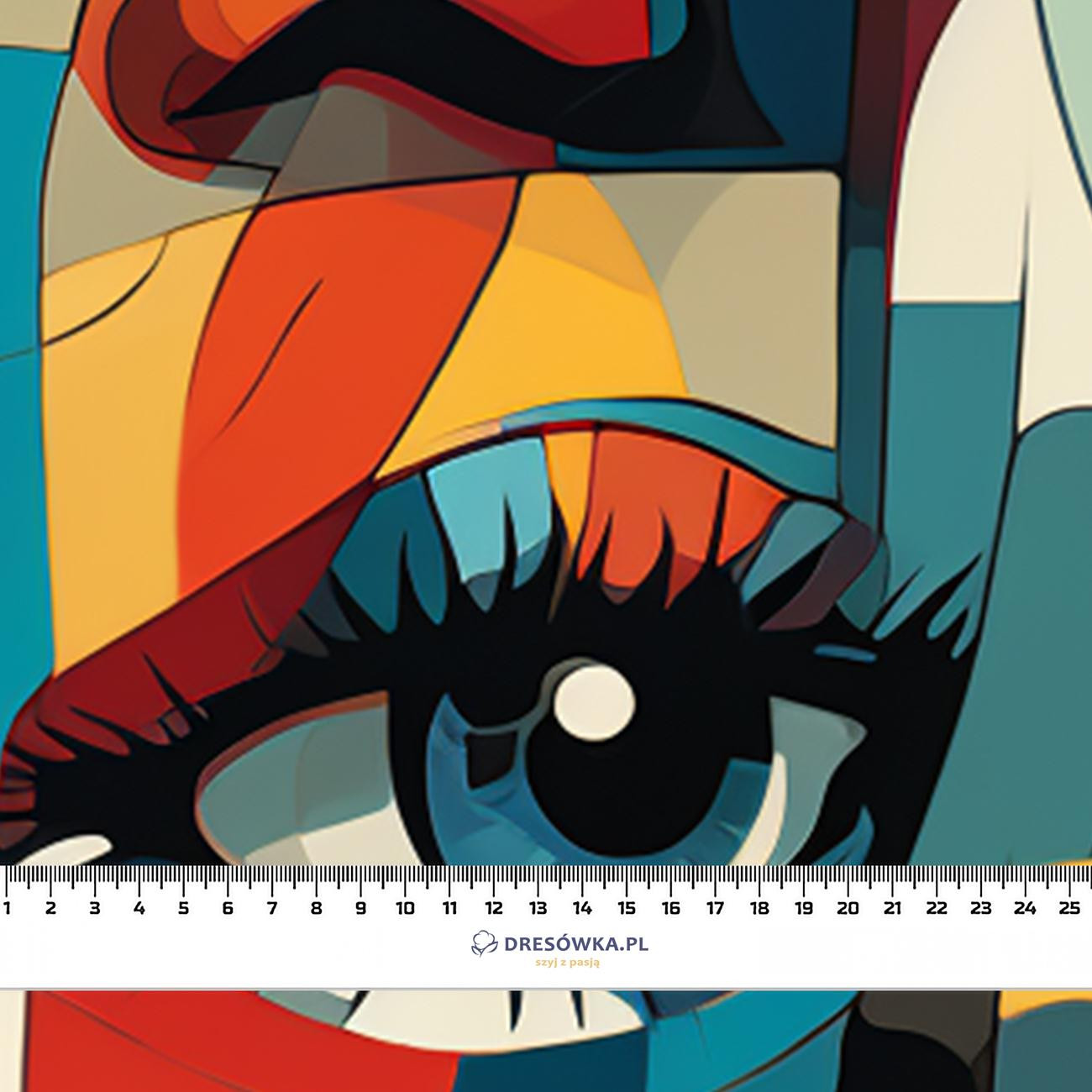 EYES - Jersey wiskozowy