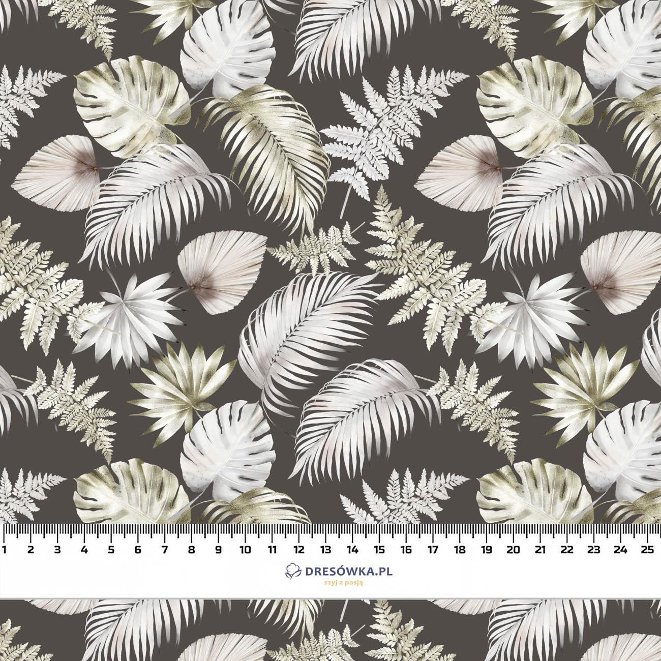 TROPICAL LEAVES - Jersey wiskozowy