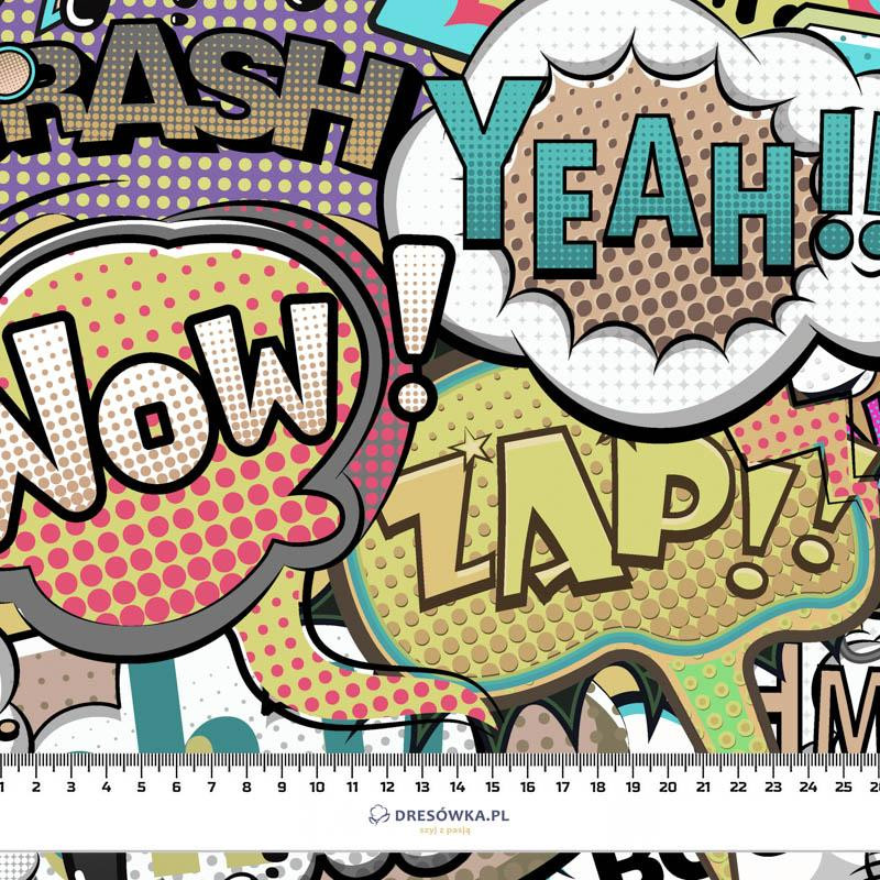 KOMIKS (kolorowy)- Welur tapicerski