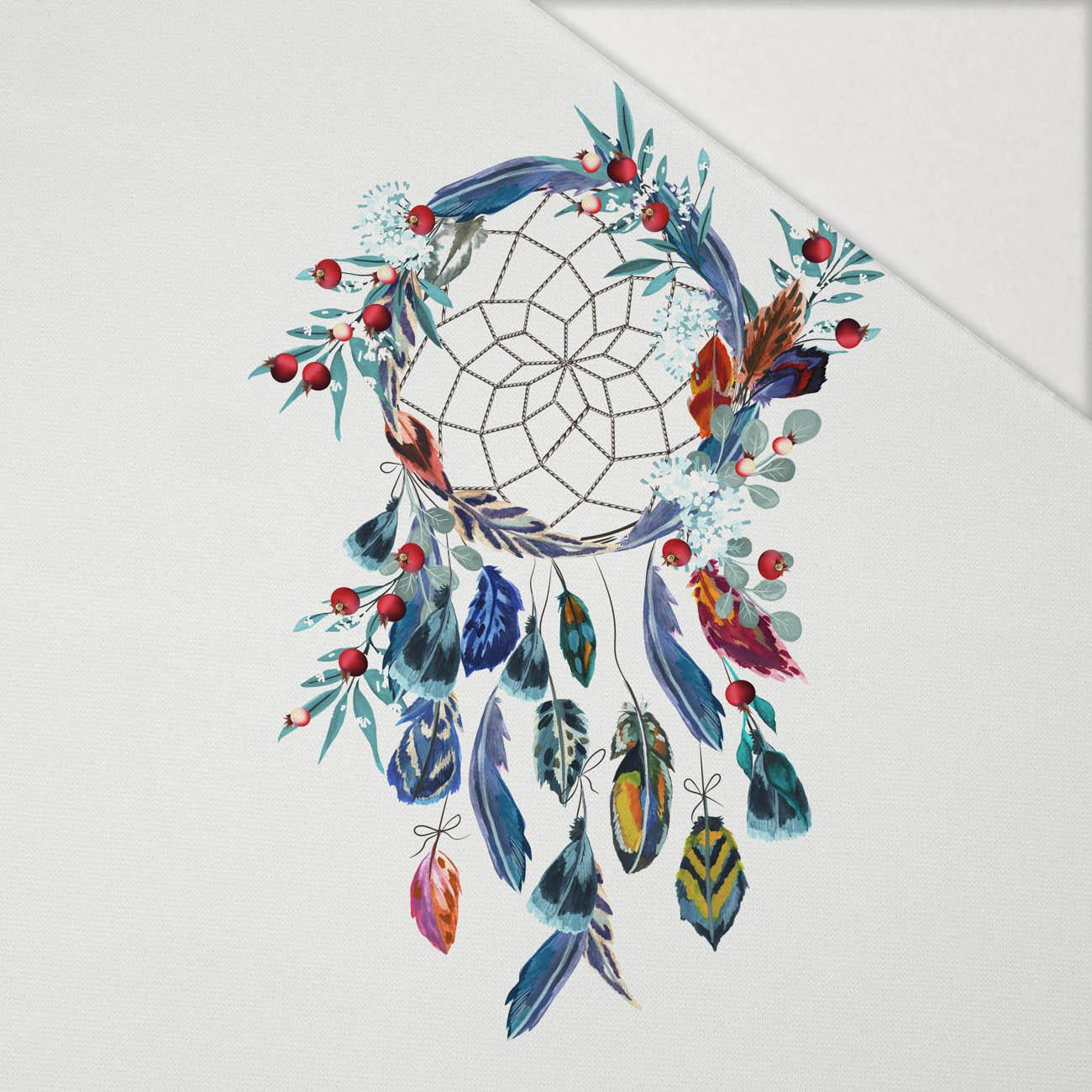 WATERCOLOR DREAMCATHER - PANEL (75cm x 80cm) Hydrofobowa dzianina drapana