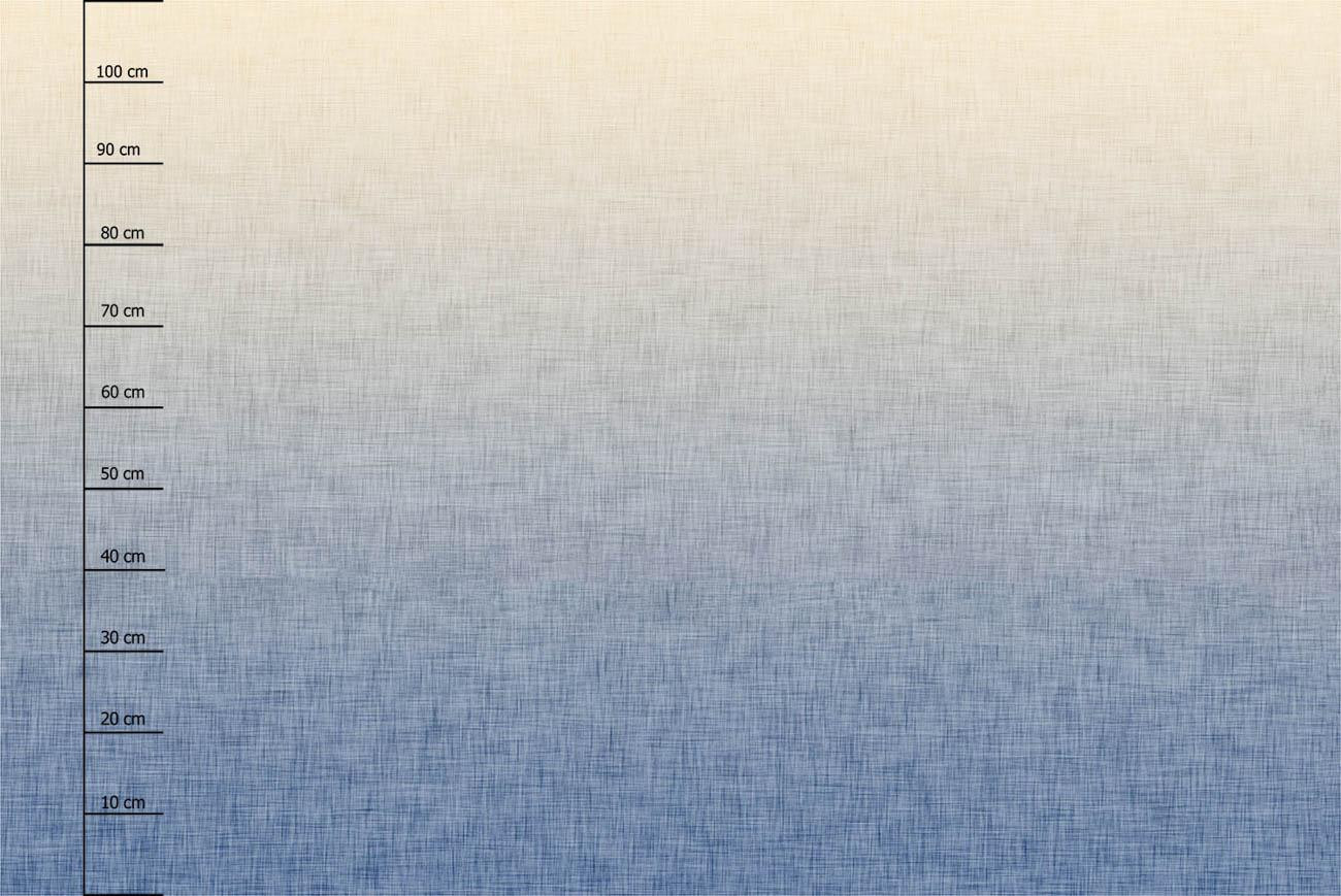 OMBRE / ACID WASH - niebieski (waniliowy) - PANEL PANORAMICZNY (110cm x 165cm)