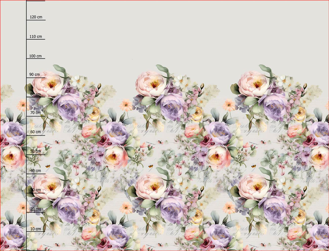 VINTAGE FLOWERS - panel sukienkowy