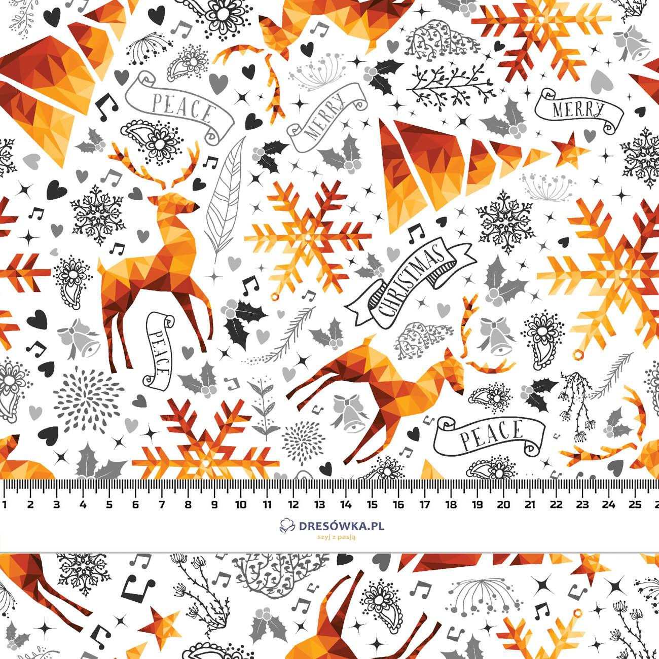 ZŁOTE JELENIE - single jersey z elastanem 