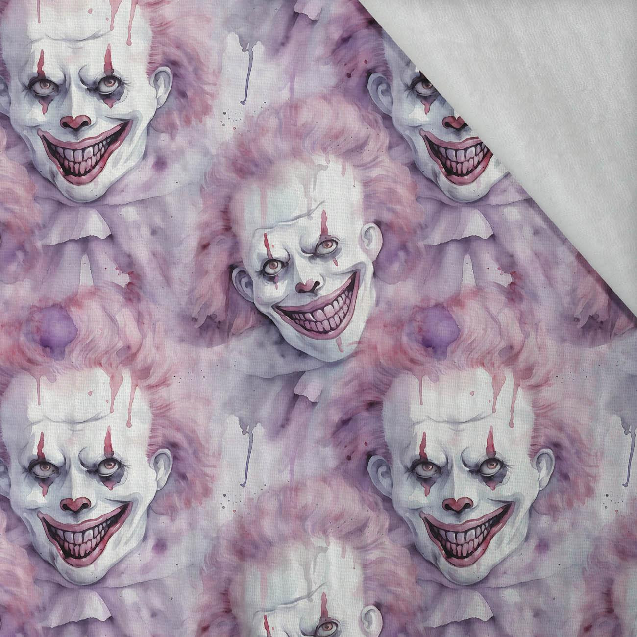 PASTEL HORROR CLOWN WZ. 2 - Muślin bawełniany
