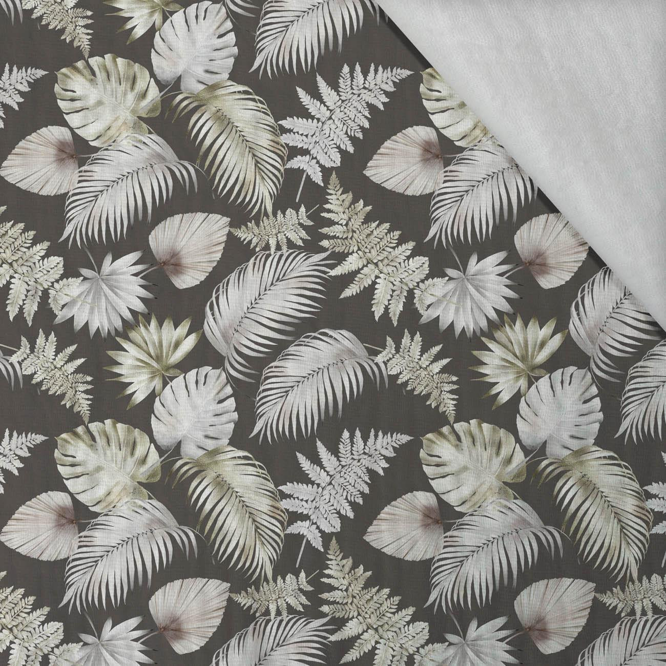 TROPICAL LEAVES - Muślin bawełniany